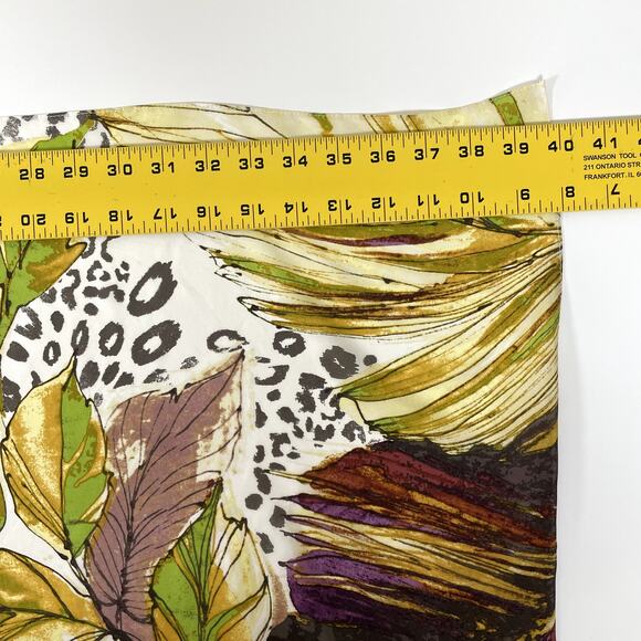 CHICO'S  Floral 100% Silk Scarf Luxury Celebration Cottage Boho Nonnacore - Picture 5 of 7